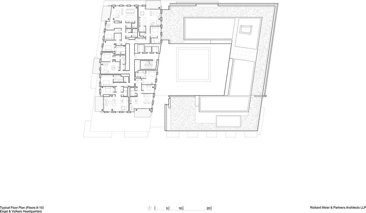Richard Meier&Partners unveils new apartments and headquarters filled with natural light in Hamburg