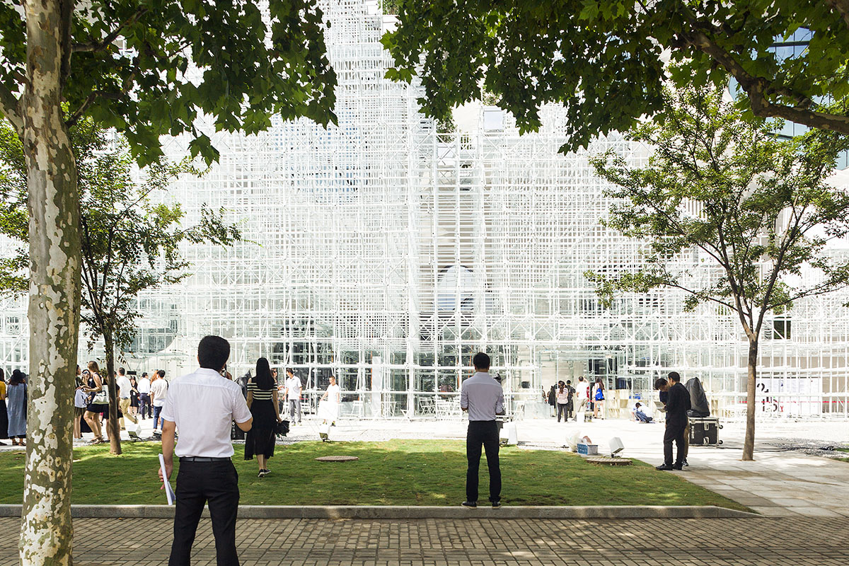 Sou Fujimoto imagines ’futuristic’ architecture with mountain-like translucent structure in Shanghai