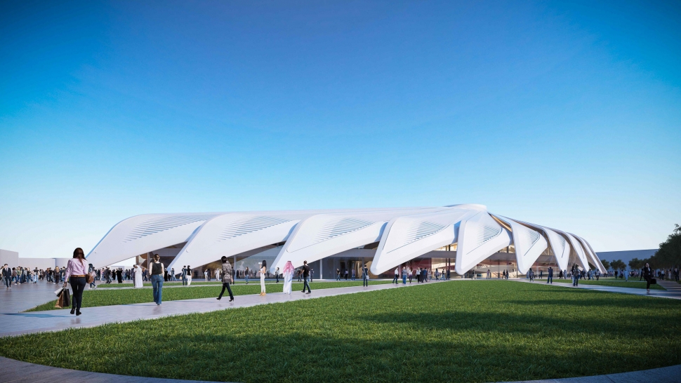 Santiago Calatrava unveils ’falcon-like’ pavilion for the UAE for Dubai World Expo 2020