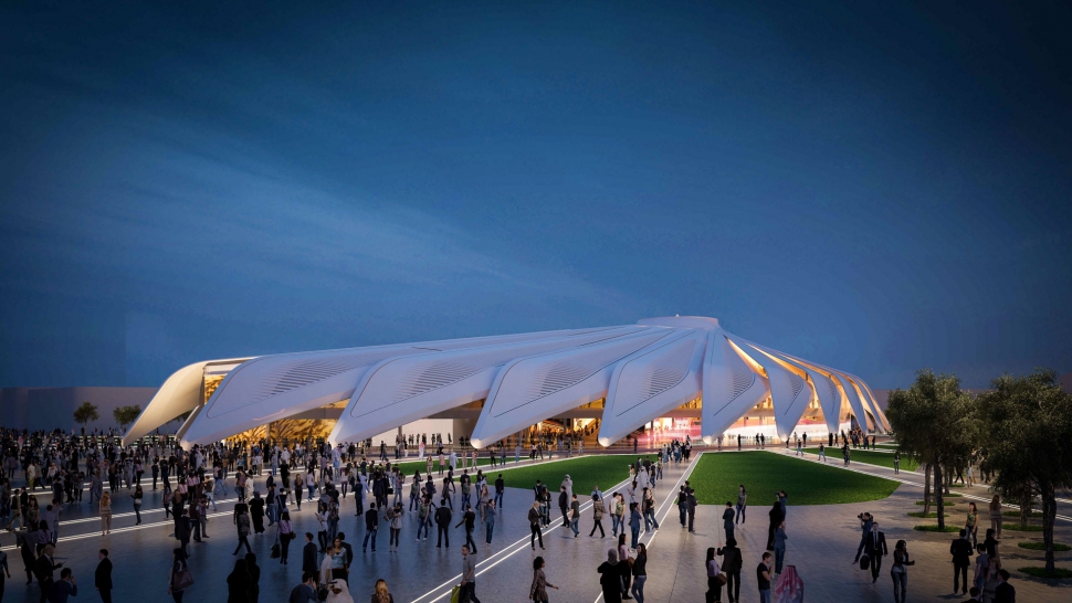 Santiago Calatrava unveils ’falcon-like’ pavilion for the UAE for Dubai World Expo 2020