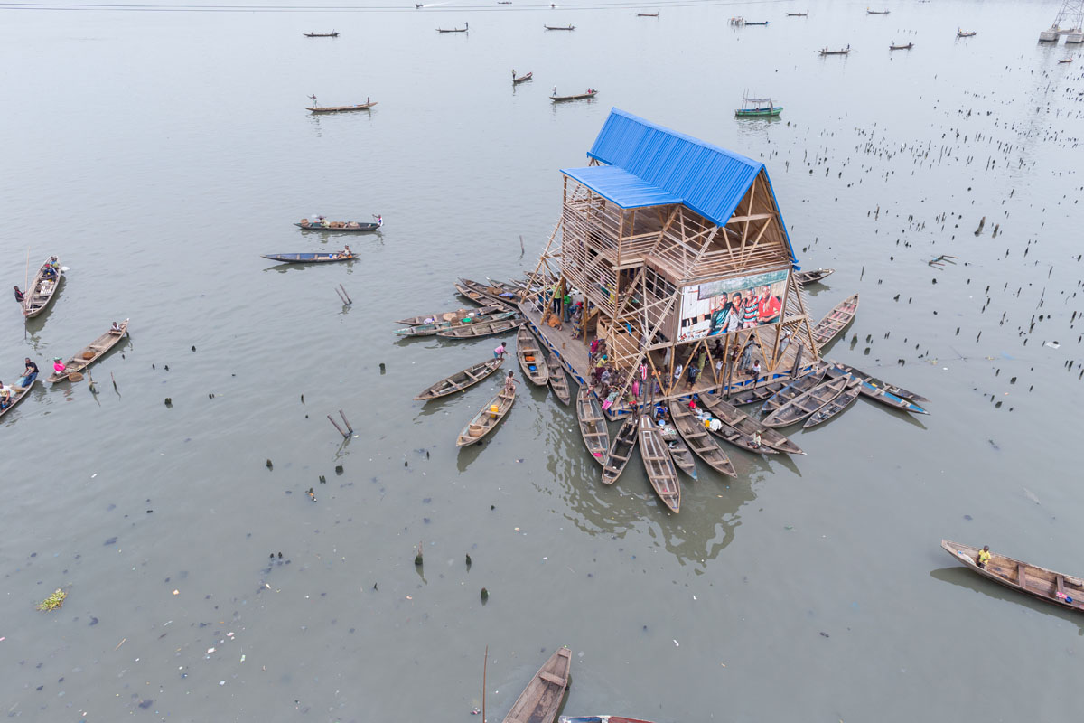 NLÉ Kunlé Adeyemi’s Makoko floating school collapsed after heavy rainfall