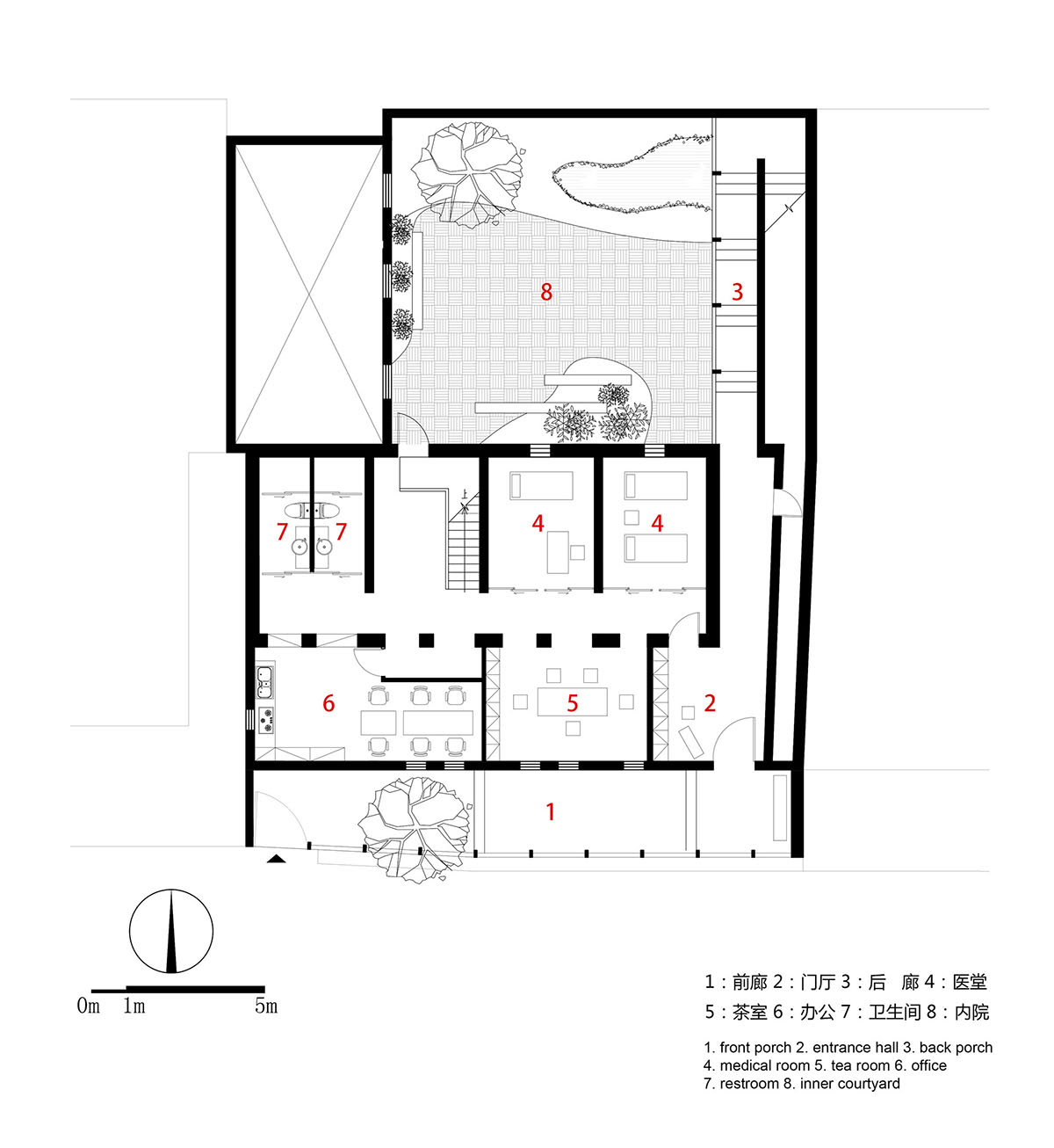 He Wei reimagines the circulation of 1970s factory in China by adding Tea Chamber