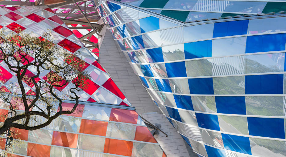 Fondation Louis Vuitton gets a filtered-colorful makeover from Daniel Buren  and opens on May 11