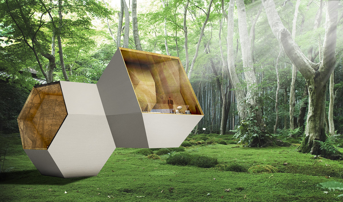 Massimiliano and Doriana Fuksas design a polygonal mobile house for Revolution Precrafted