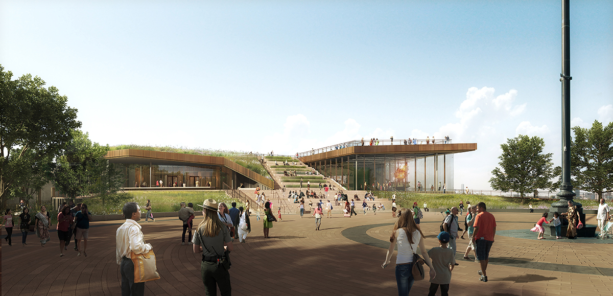 FXFOWLE unveils design for Statue of Liberty Museum on Liberty Island in New York Harbor