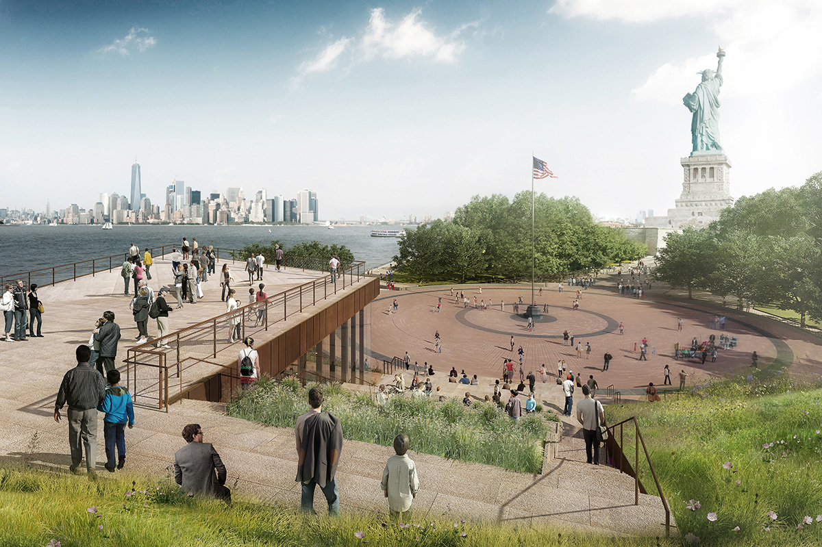 FXFOWLE unveils design for Statue of Liberty Museum on Liberty Island in New York Harbor