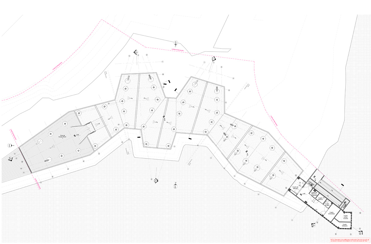 El Equipo Mazzanti designed an open geometric structure that can be expanded by Marinilla people
