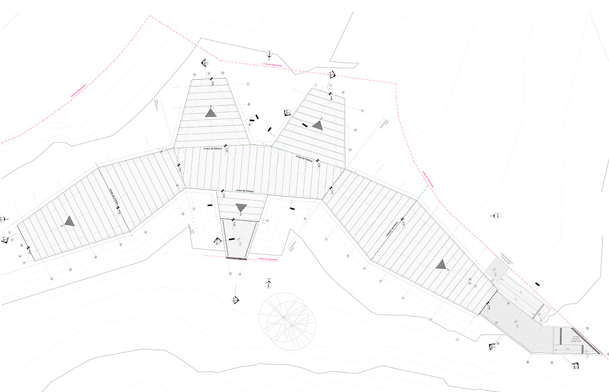 El Equipo Mazzanti designed an open geometric structure that can be expanded by Marinilla people