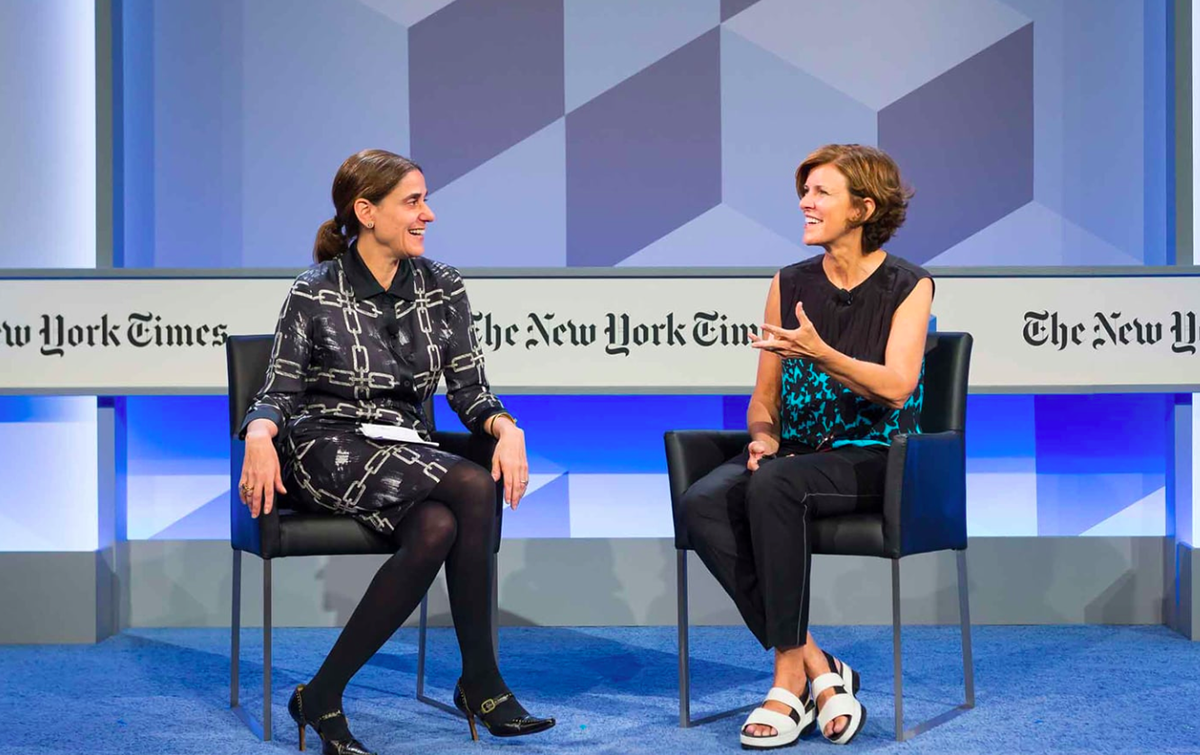 Jeanne Gang spoke about Tall Buildings at the New York Times Cities for Tomorrow Conference