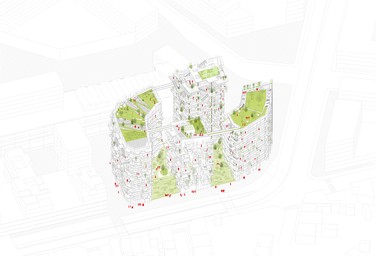 Sou Fujimoto and Laisn&eacute; Roussel unveil wooden &rsquo;Canopia&rsquo; tower in France