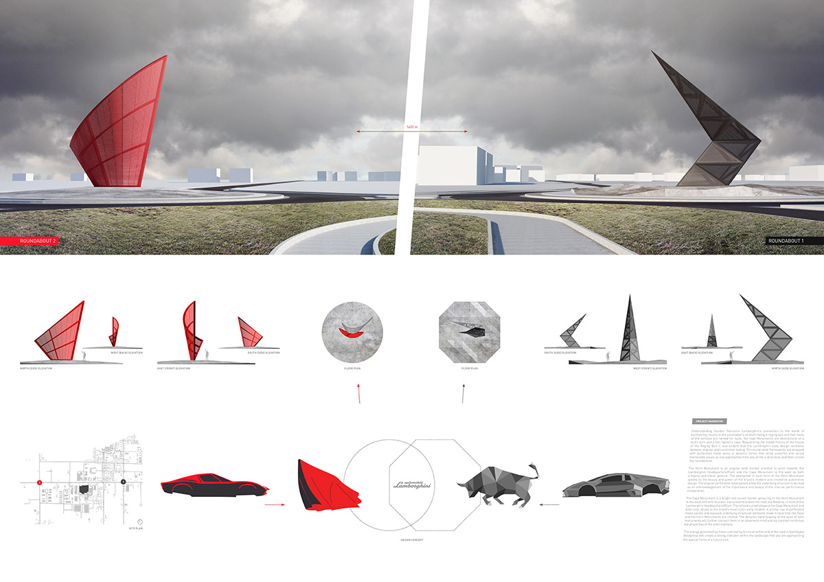 Lamborghini Road Monument Competition Winners Are Announced