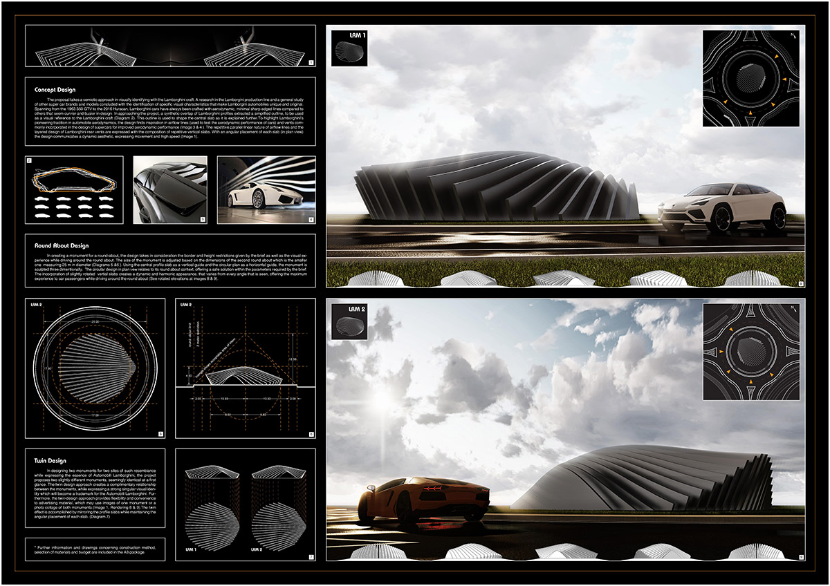 Lamborghini Road Monument Competition Winners Are Announced