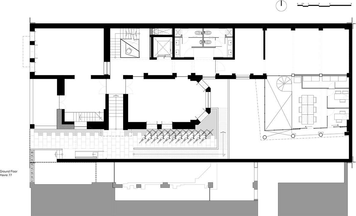 Francisco Pardo transforms a derelict XIX century house into mixed-use venue in Mexico