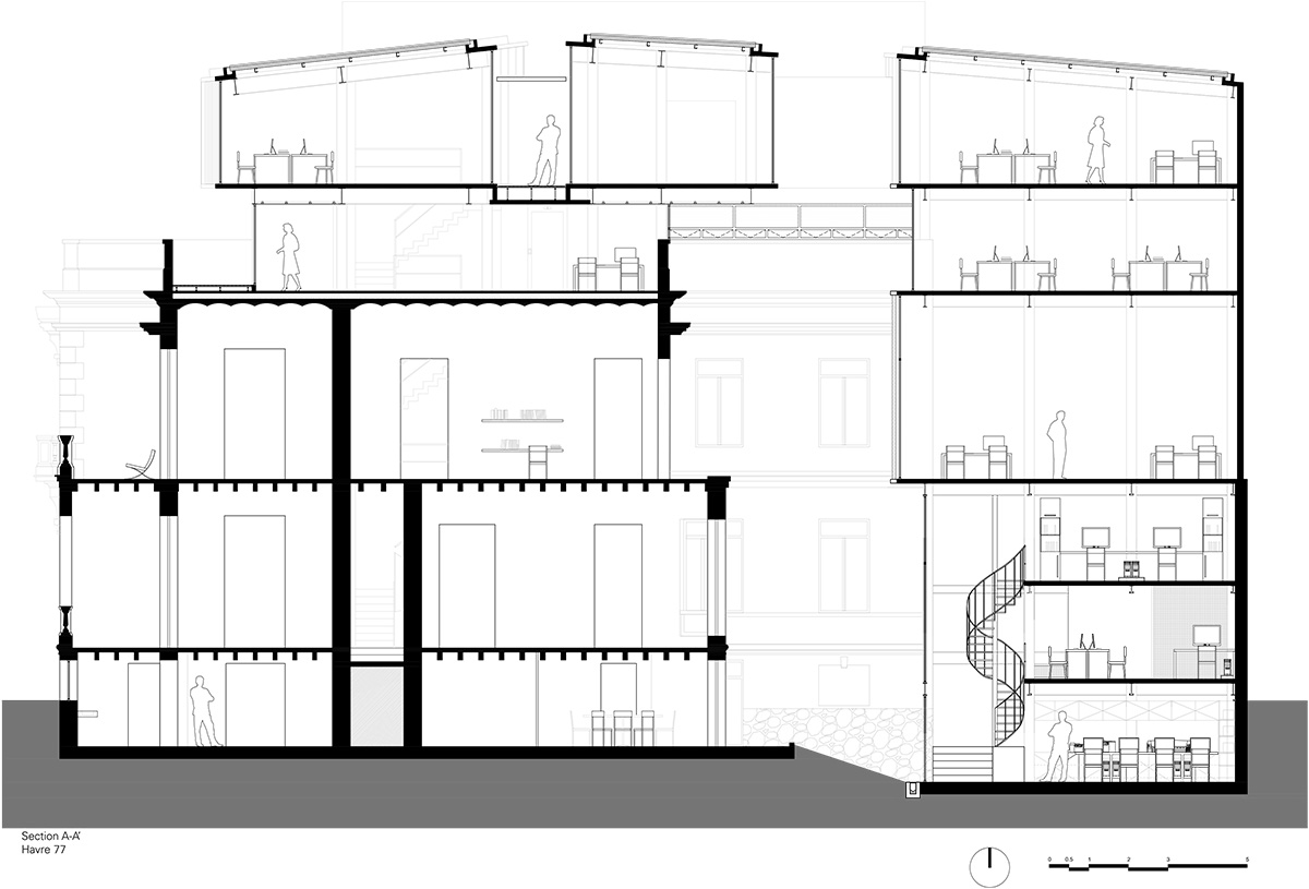 Francisco Pardo transforms a derelict XIX century house into mixed-use venue in Mexico