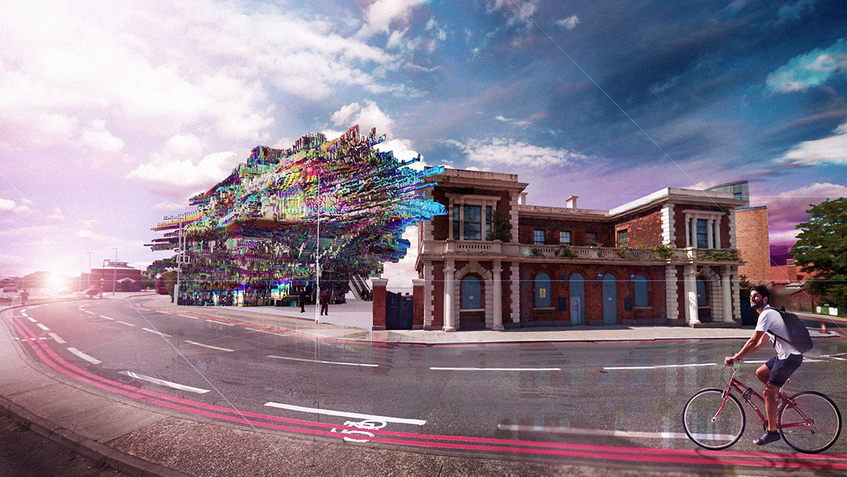 New London Internet Museum is built by using assemblage of crowd-sourced processes