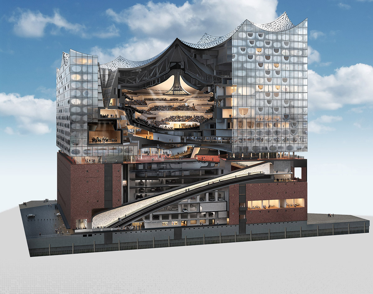 New images of Elbphilharmonie Hamburg by Herzog&de Meuron released, set to open on January 2017