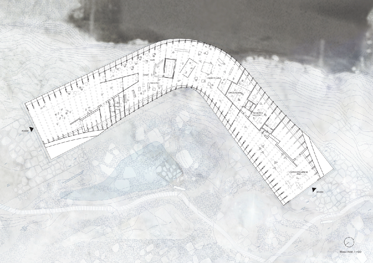 Dorte Mandrup proposes curvaceous icefiord centre in the UNESCO-protected area of Greenland