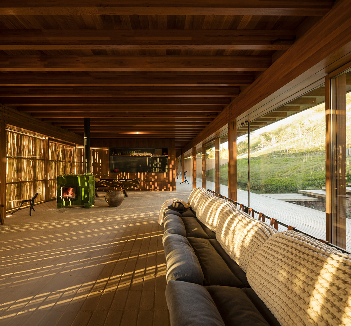 Studio MK27’s Catuçaba House in Brazil is made up of local soil and generating its own energy