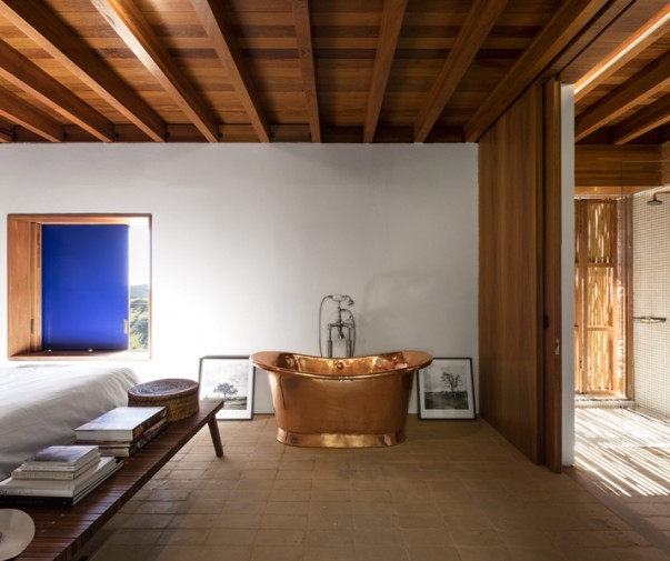 Studio MK27’s Catuçaba House in Brazil is made up of local soil and generating its own energy