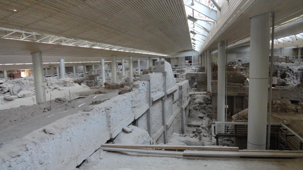 Nikos Fintikakis creates a bioclimatic shelter for Akrotiri Archaeological site in Greece