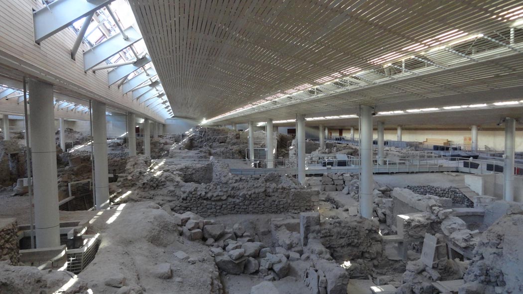 Nikos Fintikakis creates a bioclimatic shelter for Akrotiri Archaeological site in Greece