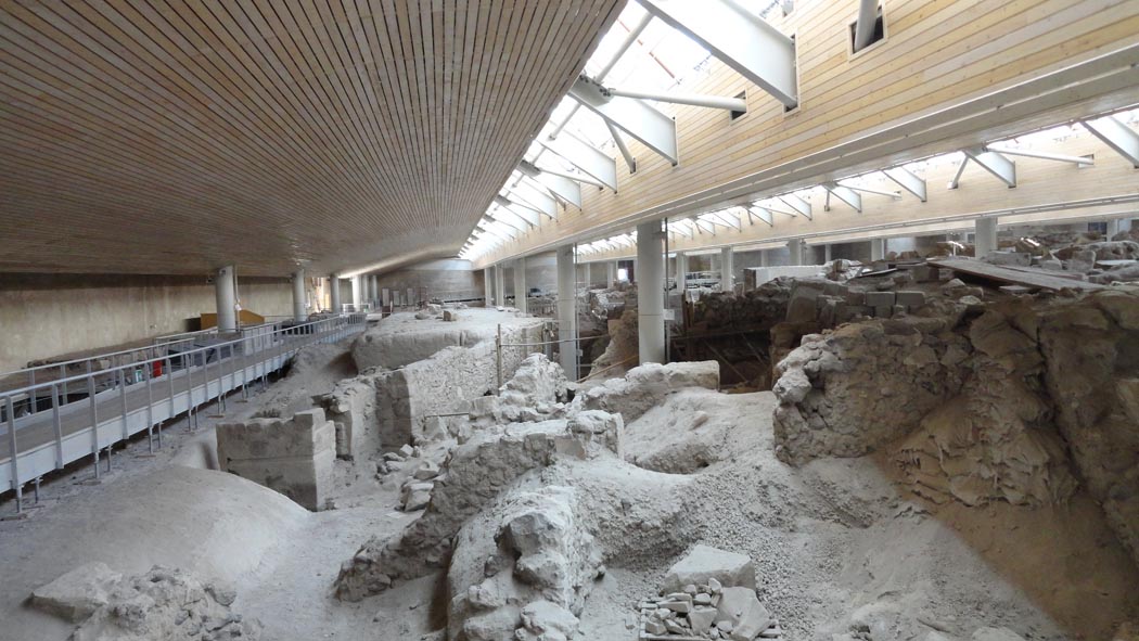 Nikos Fintikakis creates a bioclimatic shelter for Akrotiri Archaeological site in Greece