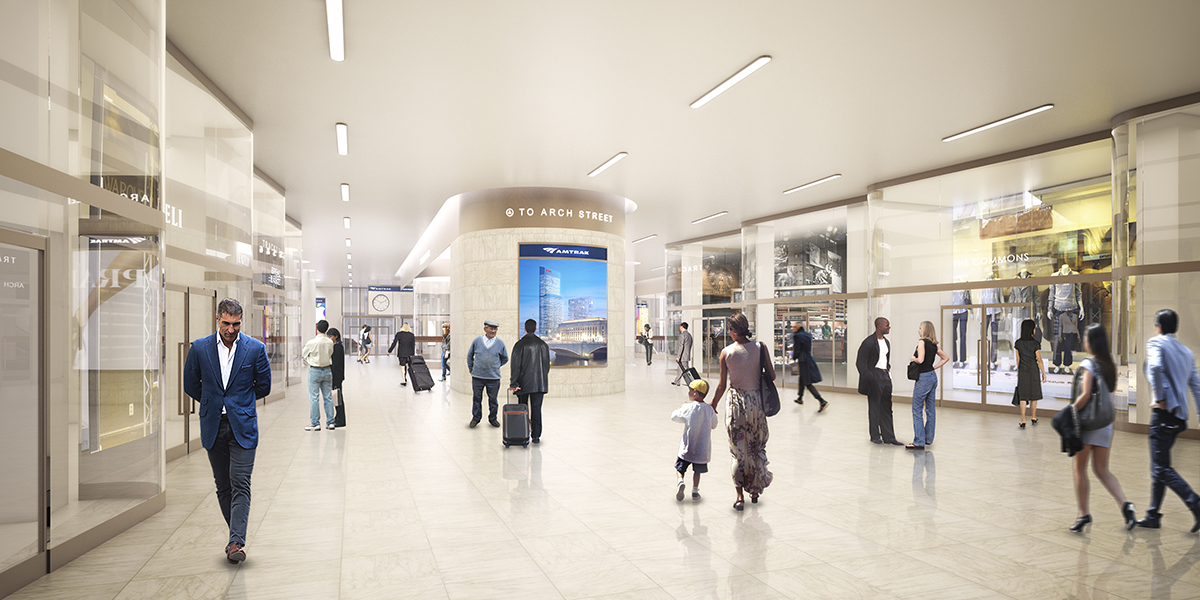 SOM reveals new images of Philadelphia 30th Street Station Master Plan