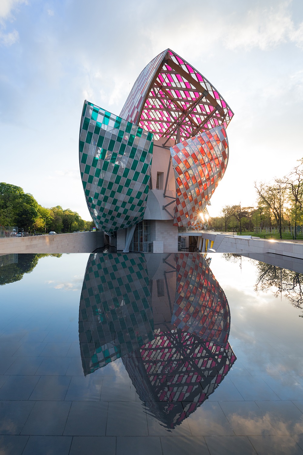 Fondation Louis Vuitton gets a filtered-colorful makeover from Daniel Buren  and opens on May 11