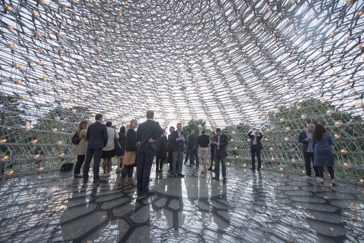 Wolfgang Buttress’ bee-inspired Pavilion moved to Kew Gardens