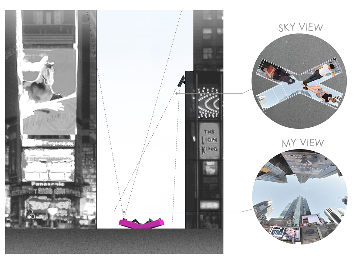 Jürgen Mayer H revives New York Times Square with X-shaped outdoor loungers