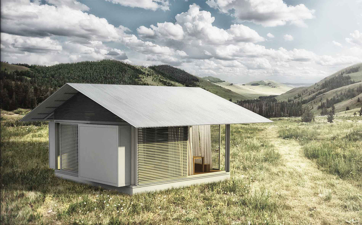 Jean Nouvel presents his modular shelter for Revolution Precrafted