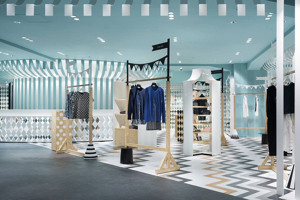 Nendo designed women’s fashion floor of Seibu Shibuya department store ...