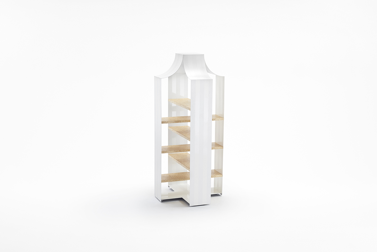 Nendo designed women’s fashion floor of Seibu Shibuya department store with zigzag patterns