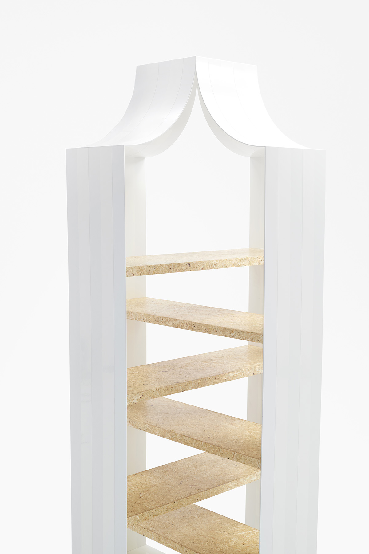 Nendo designed women’s fashion floor of Seibu Shibuya department store with zigzag patterns