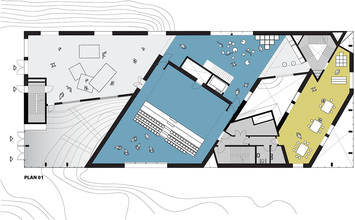 MVDRV and ADEPT’s community centre KuBe featuring playful urban gardens opened in Copenhagen