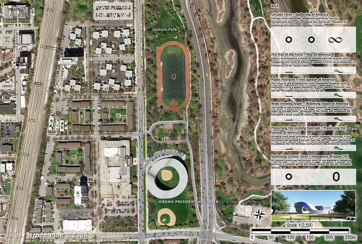 Erdem Architects unveils design for Obama Presidential Center in Chicago