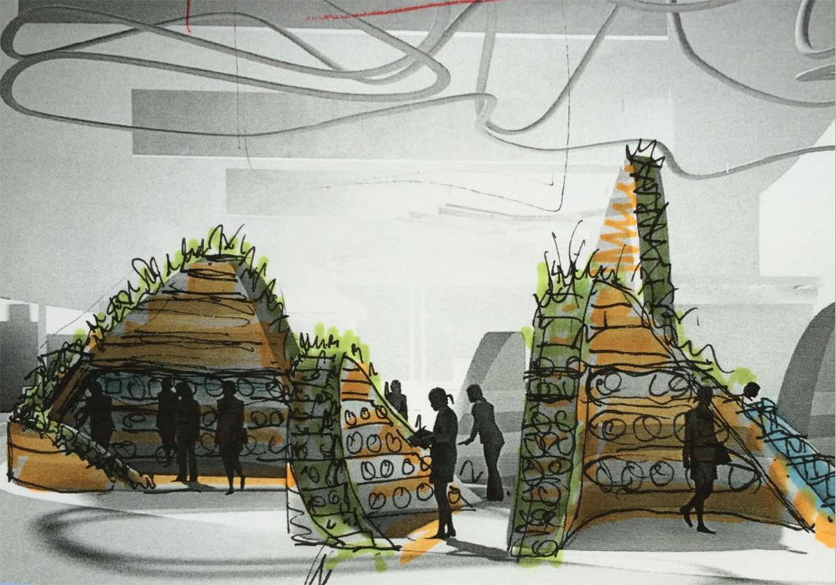 LAVA’s new regional duty free section at Sydney Airport inspired by the sandstone rock formations