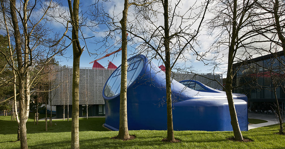 Peter Cook's Arts University Bournemouth Drawing Studio officially opened  by Zaha Hadid