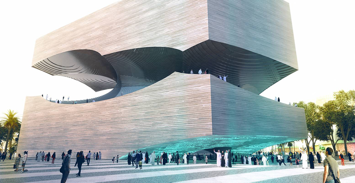 Explore Höweler + Yoon’s mountainous design for Empathy Pavilion for Dubai Expo 2020