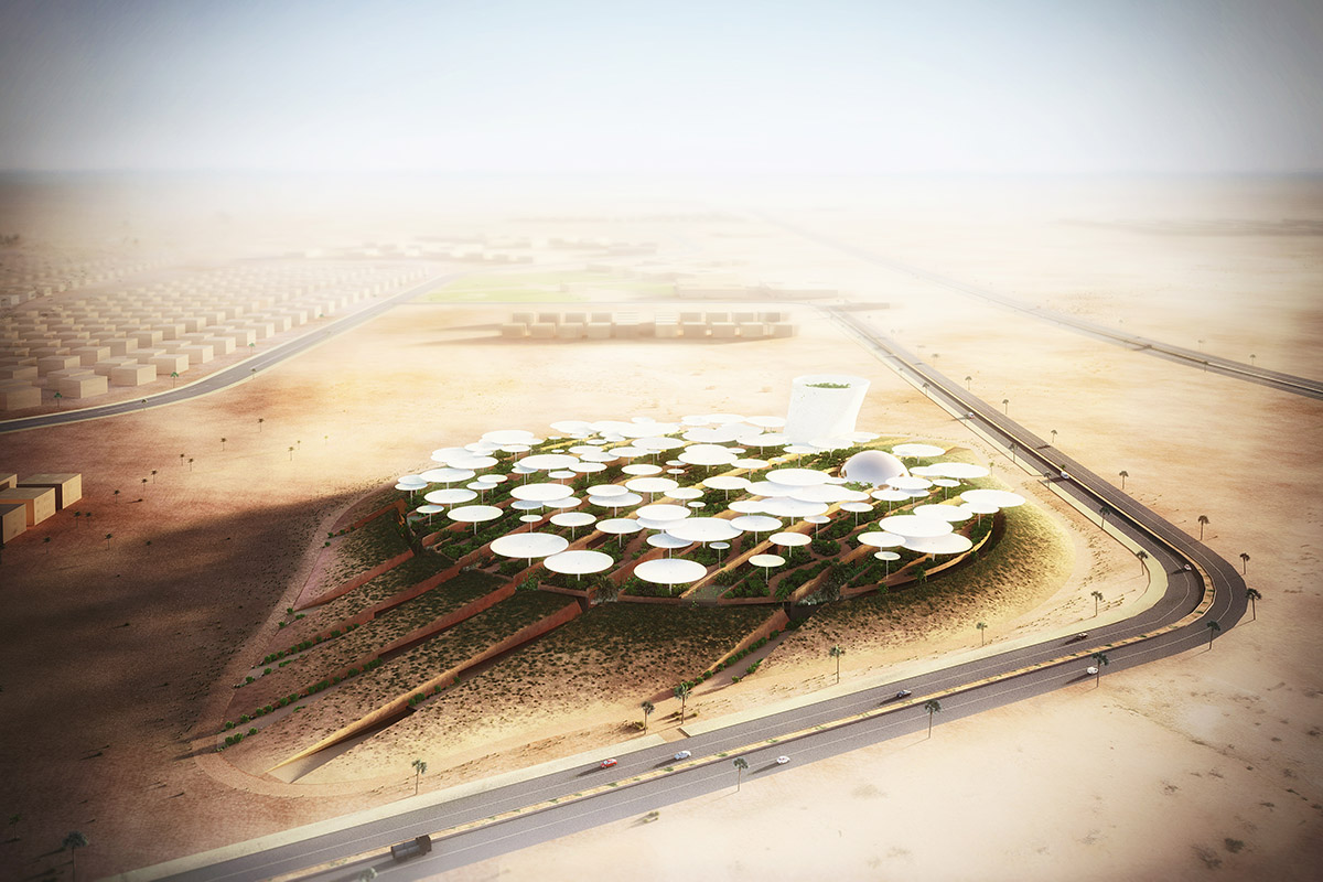 Weston Williamson&rsquo;s New Cairo Science City offers an emblematic vision with flower-like buildings