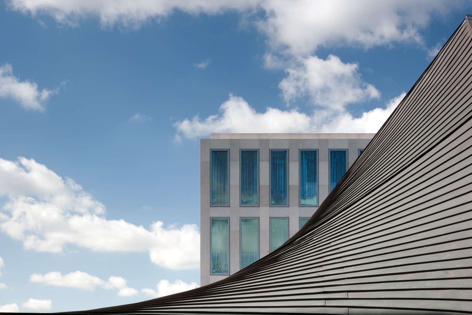 OMA+Allies & Morrison completed porous blocks ’Holland Green’ in London’s Commonwealth Institute Site