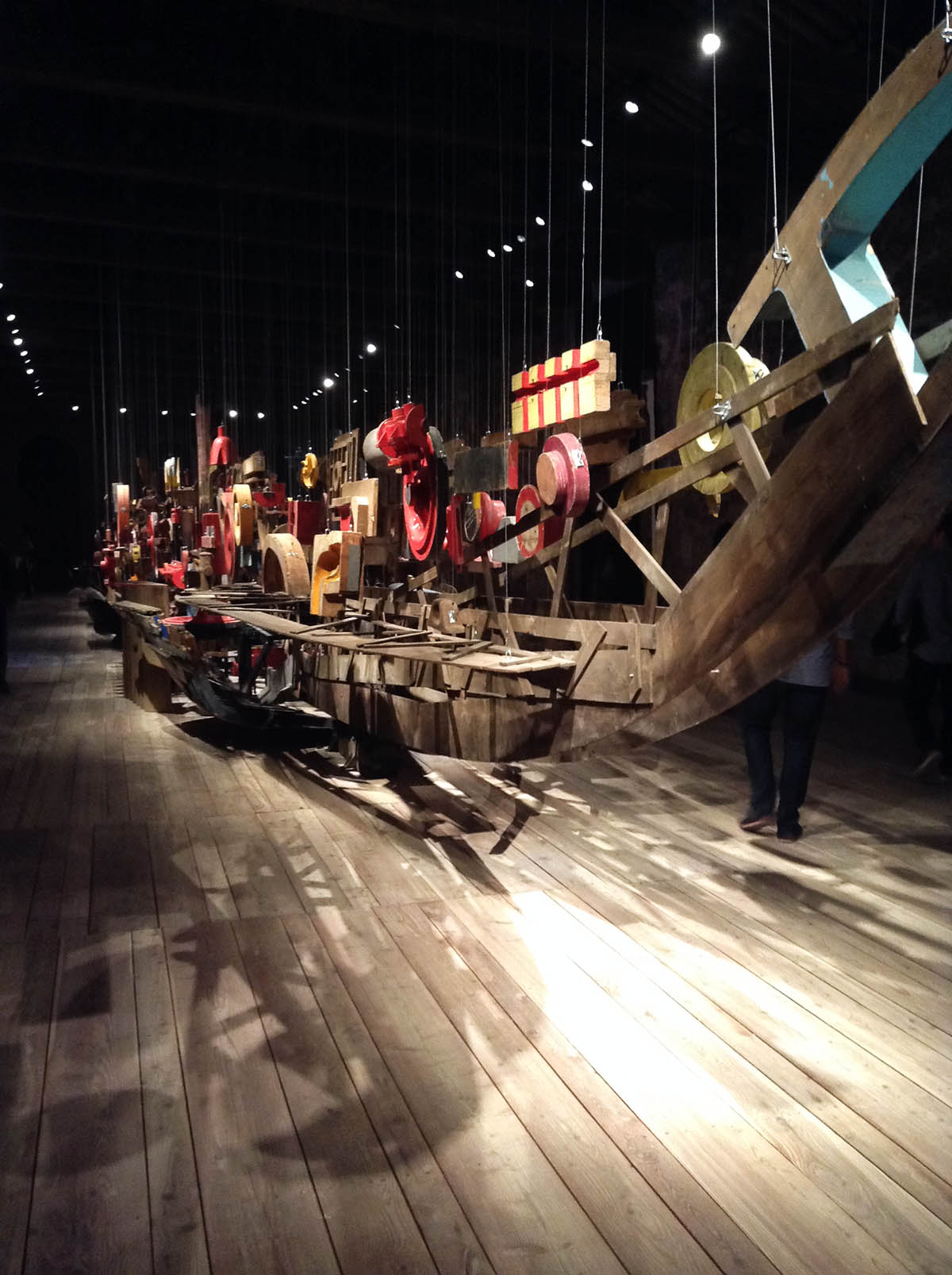 A mega vessel at the Turkey Pavilion highlights common cultural heritage between Istanbul and Venice