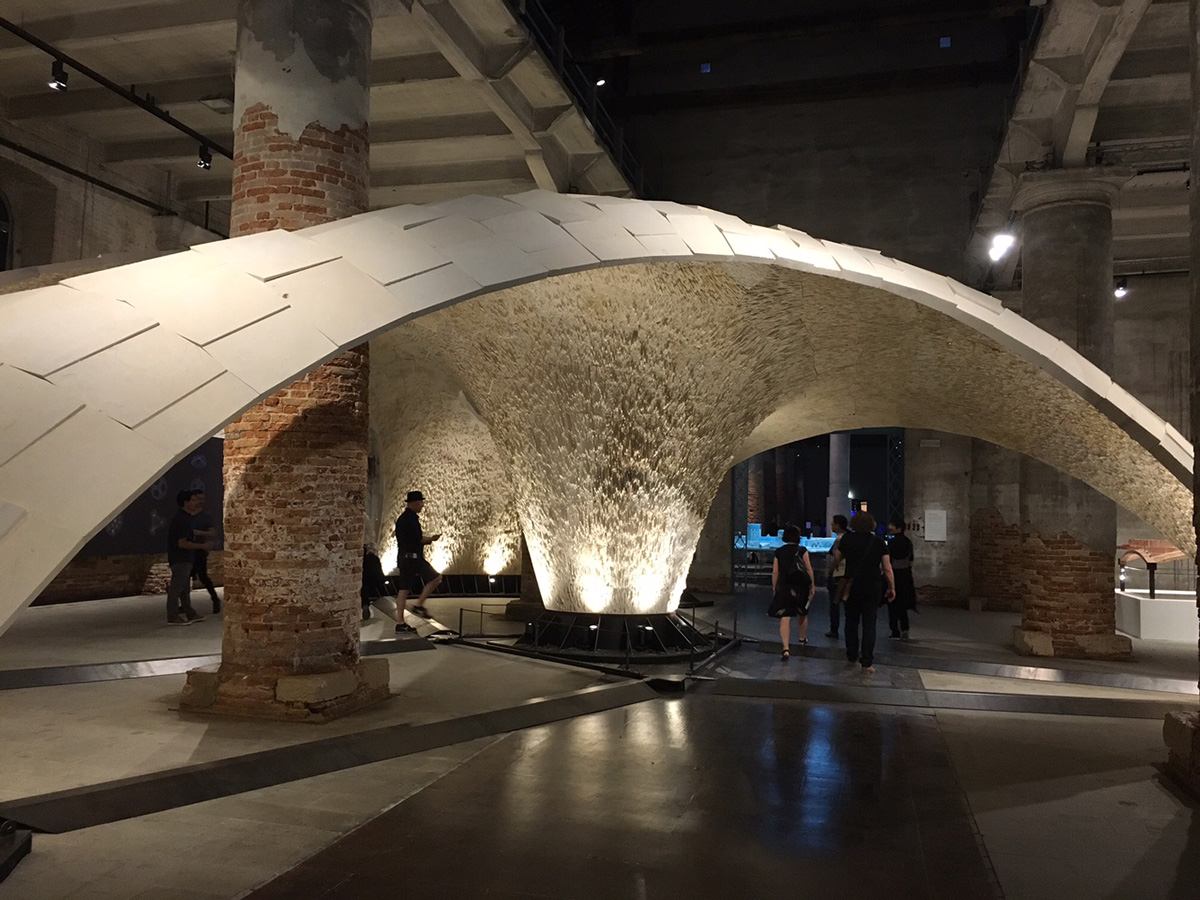 Armadillo Vault by ETH Zurich is searching for new elegant structural forms at the Venice Biennale