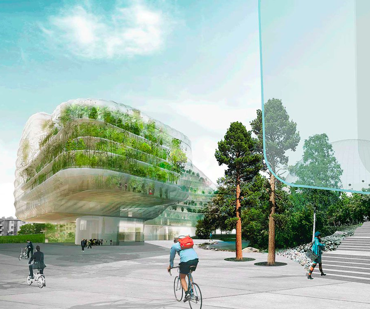 Selgascano + Urban Design design Stockholm’s green offices with full-integrated transparency