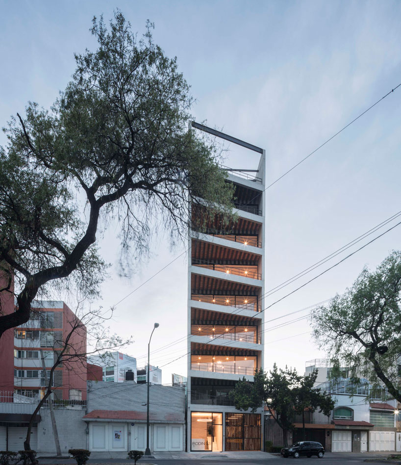 Carlos Marin completes hybrid residential building Rodin 33 in Mexico city