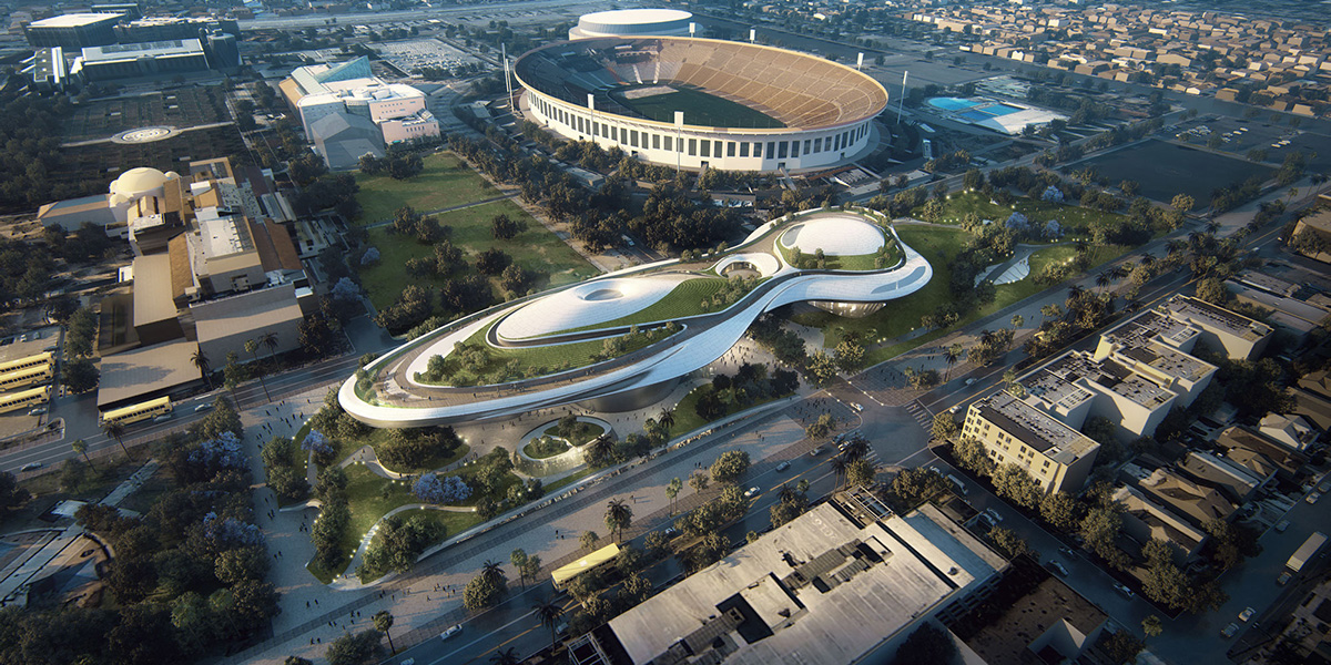 MAD reveals dual proposals for Lucas Museum of Narrative Art