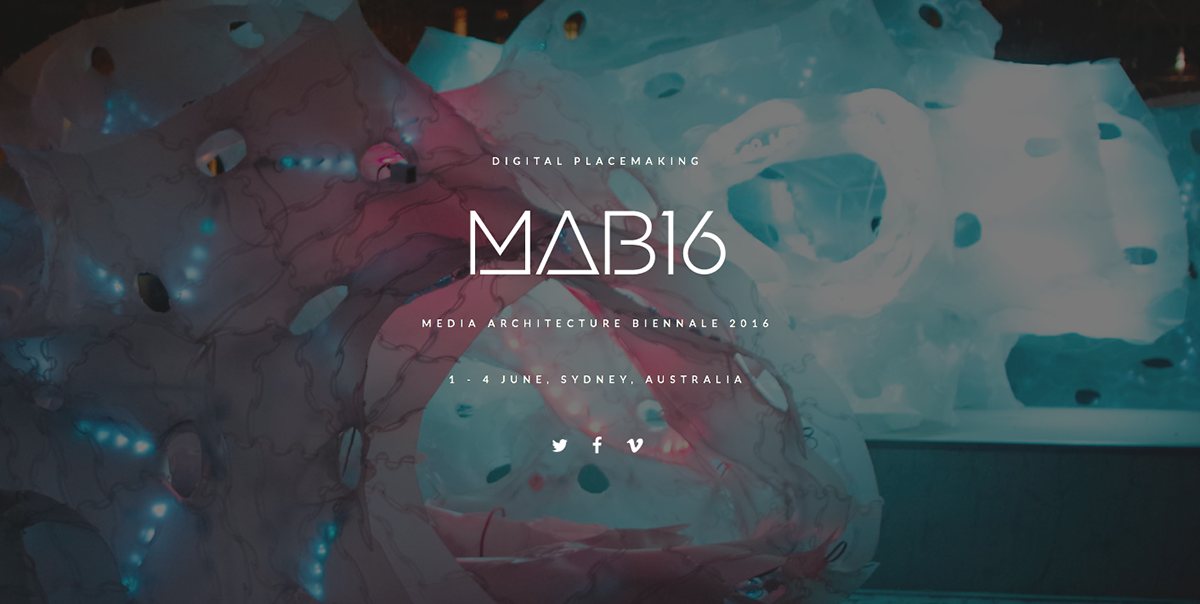 Media Architecture Biennale 2016 / Digital Placemaking - June 1-4, 2016