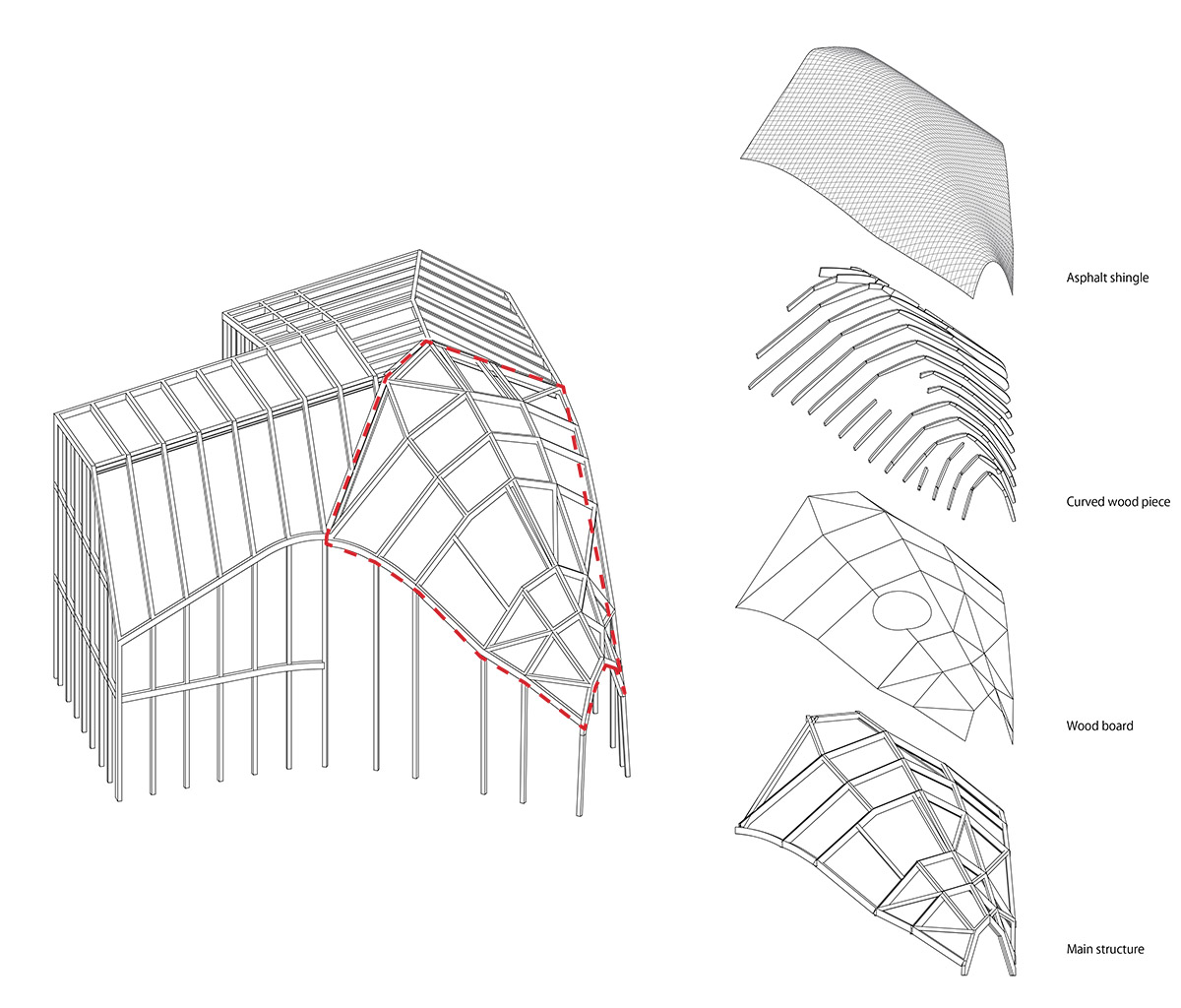 A two-story Japanese house transformed into an amorphous Kindergarten by MAD Architects