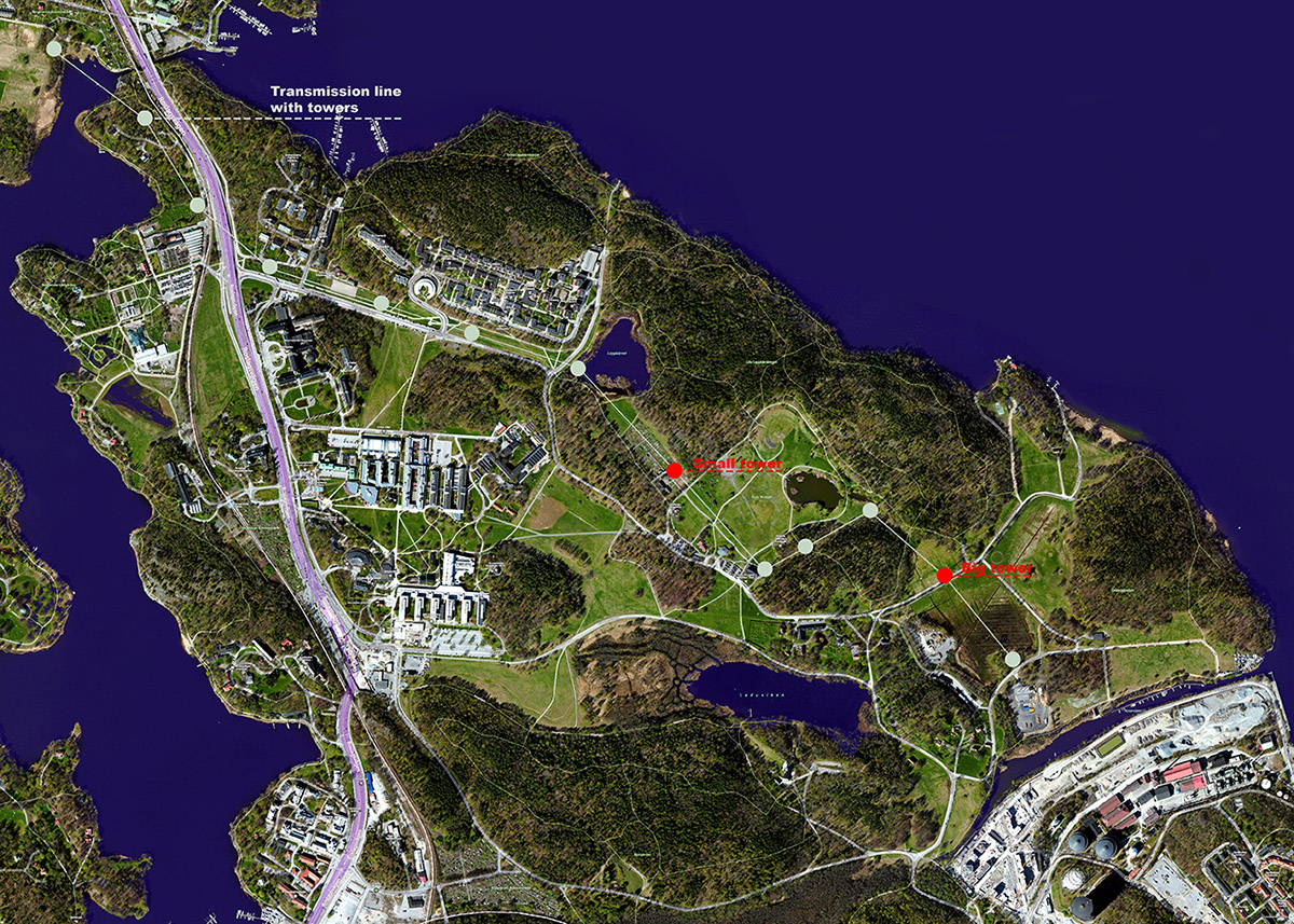 Anders Berensson Architects proposes a spiral iconic tower for the national park of Stockholm