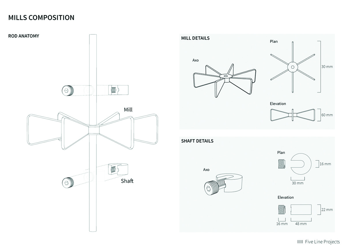 The Pinwheel Pavilion is a self-supporting structure animated by bamboo components in London